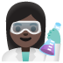 woman scientist, dark skin tone